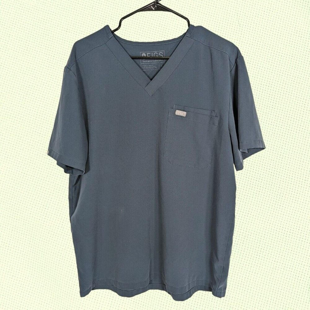 FIGS Scrub Top L Forest Green Technical Collection ‎ FM1500